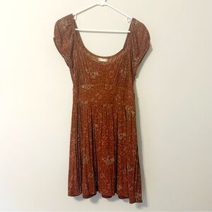 Altar’d State Rust Floral Dress